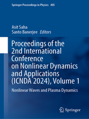 cover image of Proceedings of the 2nd International Conference on Nonlinear Dynamics and Applications (ICNDA 2024), Volume 1